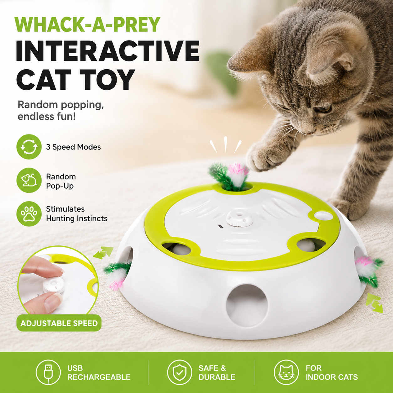 WhackPaw™ Interactive Cat Toy