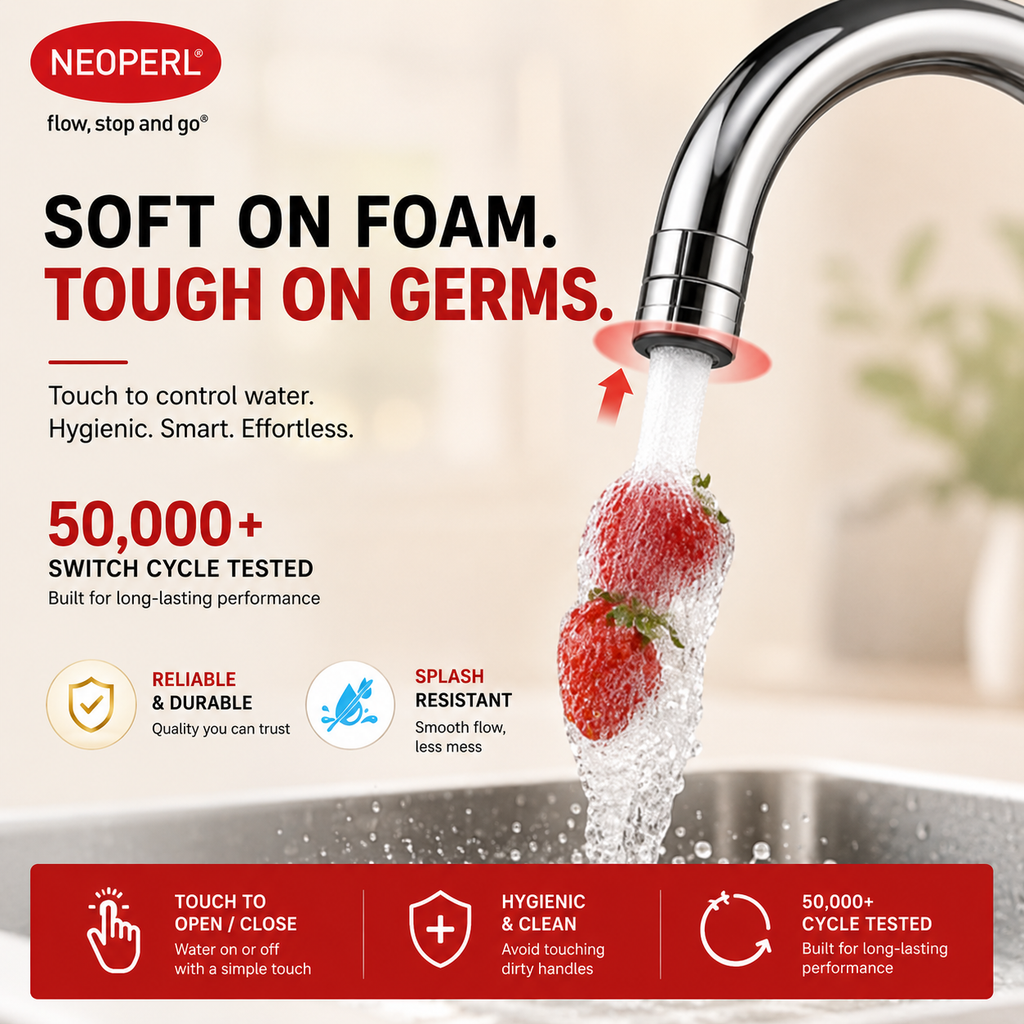 TouchFlow™ Smart Faucet Switch Adapter – One-Touch Water Control