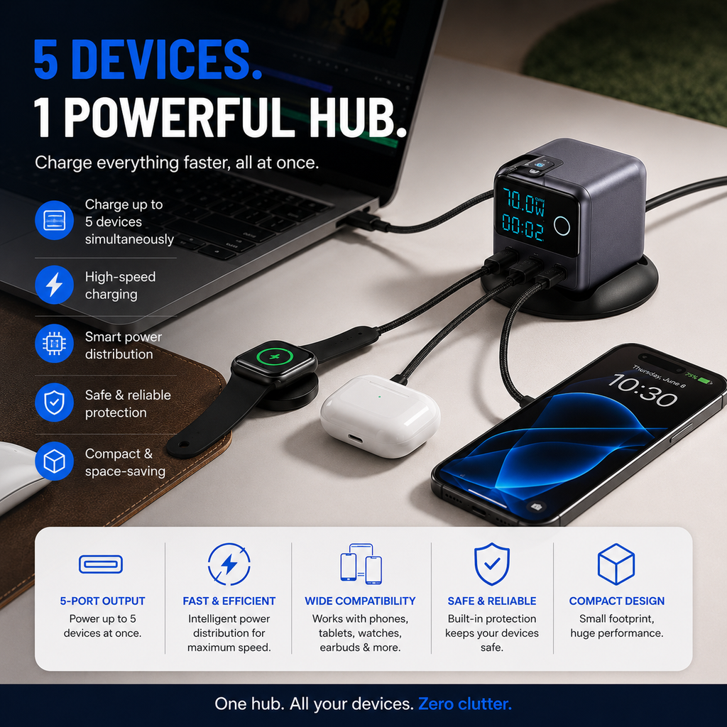 RoboCharge™ Smart Charging Station